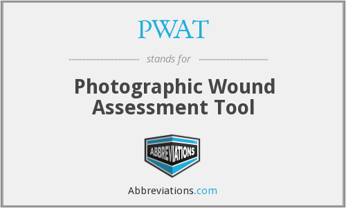 معیار Photographic Wound Assessment Tool (PWAT); adapted from BWAT