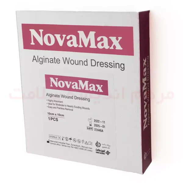 پانسمان آلژینات نوامکس ابعاد 10*10 سانتی متر